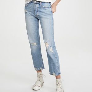 Mother Denim straight leg Superior jeans, like new